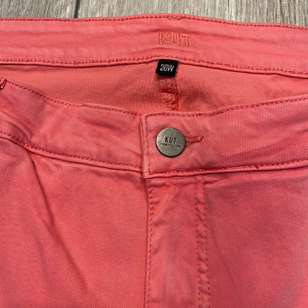 NWT Women's Kut From The Kloth soft coral jeans 20W - Picture 4 of 8
